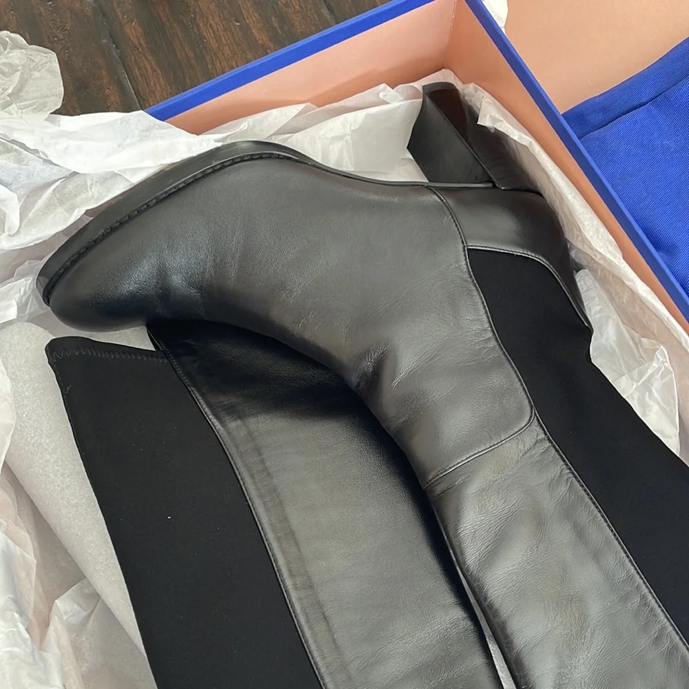 STUART WEITZMAN LOW JACK BOOTS - Picture 4 of 16